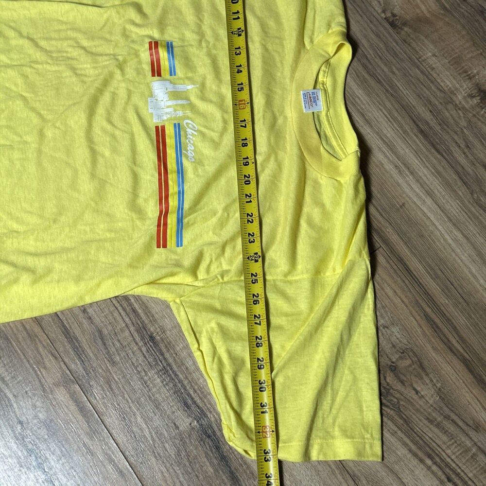 Vintage Vtg Thin Soft Chicago T Shirt Xl 1970 1980 Hanco Made In Usa Nwot View 5